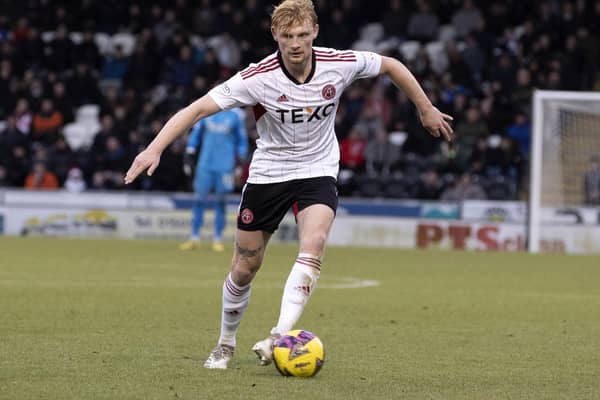 Aberdeen's Liam Scales in action during the 3-1 defeat at St Mirren. (Photo by Alan Harvey / SNS Group)