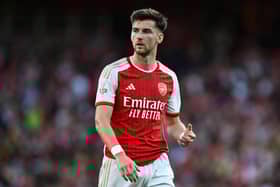 Kieren Tierney is on the cusp of leaving Arsenal with discussions over a loan move to Real Sociedad at an advanced stage. (Photo by Mike Hewitt/Getty Images)
