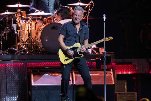 Bruce Springsteen, performing in Atlanta last week, is Edinburgh-bound in May with a 19-piece band, but groups are an endangered species