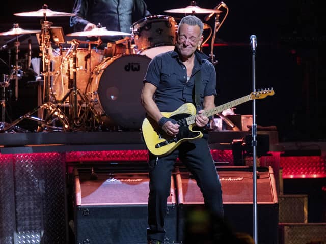 Bruce Springsteen, performing in Atlanta last week, is Edinburgh-bound in May with a 19-piece band, but groups are an endangered species