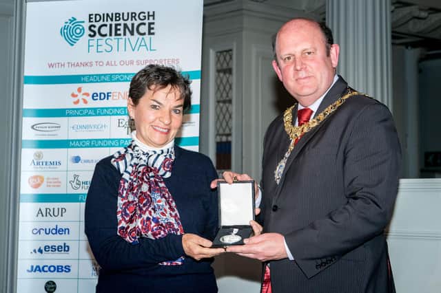 Signet Library  Christiana Figueres receives the Edinburgh Medal at a reception held at the Signet Library, Edinburgh. with speeches from Lord Provost Frank Ross and msp roseanna cunningham