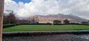 The view from The Torridon hotel, Wester Ross, of the surrounding mountains. Pic: G Falk