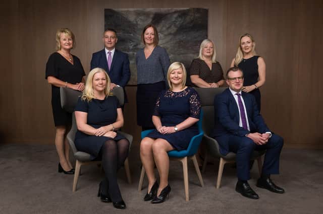 (Back Row) 
Linda Pyle (Director of Brilliant Travel), Russell Adamson (Director of The Cruise Specialists), Julie Taylor (Operations Director), Wilma Taylor (HR Director), Karen Breen (Sales Director) 
(Front Row) 
Caroline Donaldson (Product & Commercial Director), Jacqueline Dobson (President of Barrhead Travel), Stuart Taylor (Finance Director)