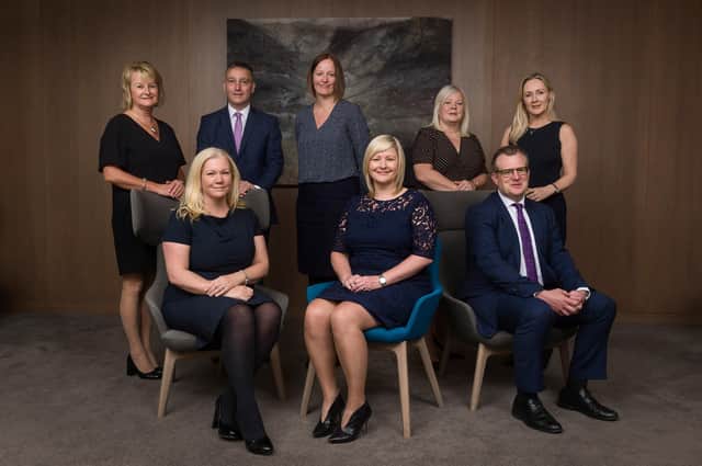 (Back Row)
Linda Pyle (Director of Brilliant Travel), Russell Adamson (Director of The Cruise Specialists), Julie Taylor (Operations Director), Wilma Taylor (HR Director), Karen Breen (Sales Director)
(Front Row)
Caroline Donaldson (Product & Commercial Director), Jacqueline Dobson (President of Barrhead Travel), Stuart Taylor (Finance Director)