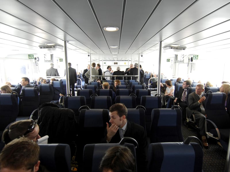 Passengers on Stagecoach's hovercraft enjoyed the journey from Kirkcaldy to Portobello in around 20 minutes.