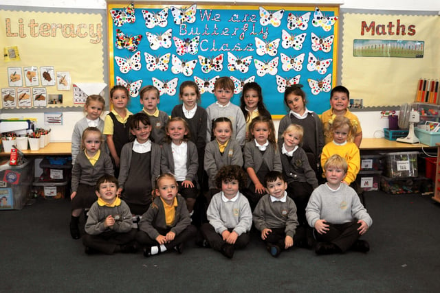 Year R Starters 2021 King's Group Academy College Park Infant School Crofton Lane Portsmouth - Butterfly Class. Picture: Alice Mills