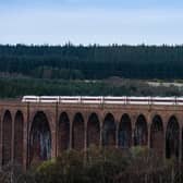 Azuma train crosses the Culloden Viaduct, South of Inverness, Scotland (Photo: LNER).