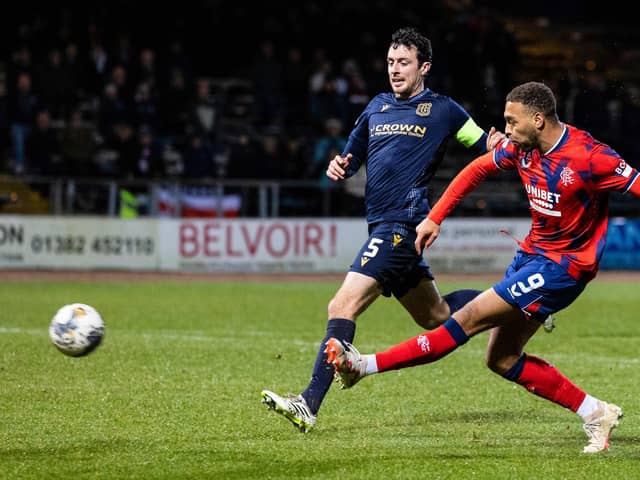 Rangers take on Dundee at Dens Park on Wednesday.