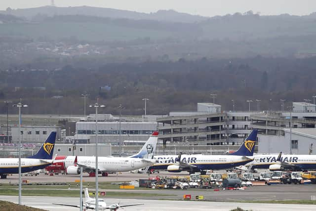 Handling agent Swissport is employed by 26 airlines including Ryanair at Edinburgh Airport. (Photo by Andrew Milligan/PA)