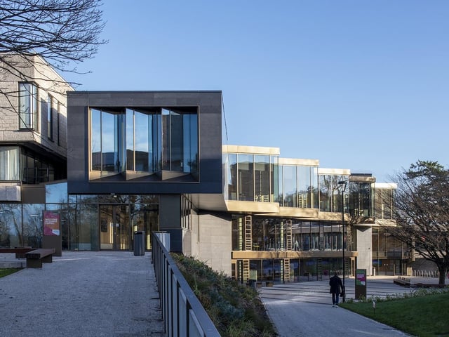 This landmark redevelopment project at the heart of the University of Stirling’s campus combines the refurbishment and extension of an existing 1970s building to create an exceptional student experience, including new study and learning spaces alongside enhanced student support facilities. Through adaptive re-use, the project establishes a welcoming and vibrant face for students and staff at the University, and for members of the pubic visiting the Macrobert Arts Centre. The University’s parkland campus contains many architecturally important buildings: Page\Park Architects’ Campus Central is recognised as a worthy new addition.