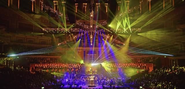 Classical music, dazzling lights and special effects.