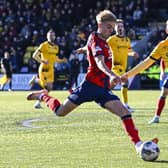 Ross McCausland made his first start for Rangers and played well out on the right wing.