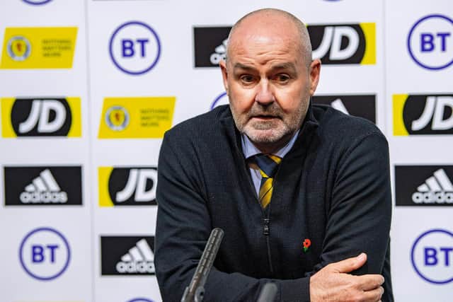 Scotland manager Steve Clarke has admitted he has to leave the room when scenes of death and devastation from Ukraine appear on his television screen. (Photo by Bill Murray / SNS Group)
