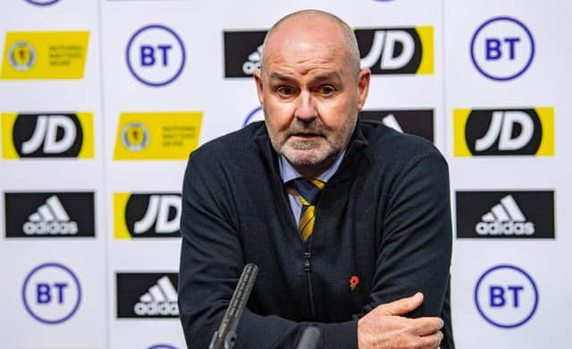 Scotland manager Steve Clarke has admitted he has to leave the room when scenes of death and devastation from Ukraine appear on his television screen. (Photo by Bill Murray / SNS Group)