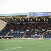 Hearts fans once again travelled in big numbers. (Photo by Mark Scates / SNS Group)