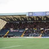 Hearts fans once again travelled in big numbers. (Photo by Mark Scates / SNS Group)