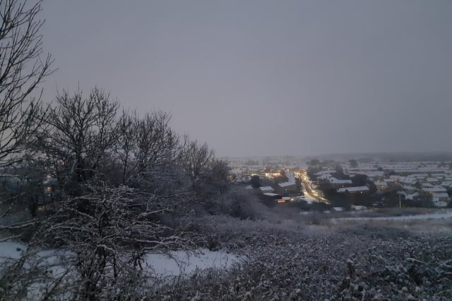 Fife also had some snow this morning