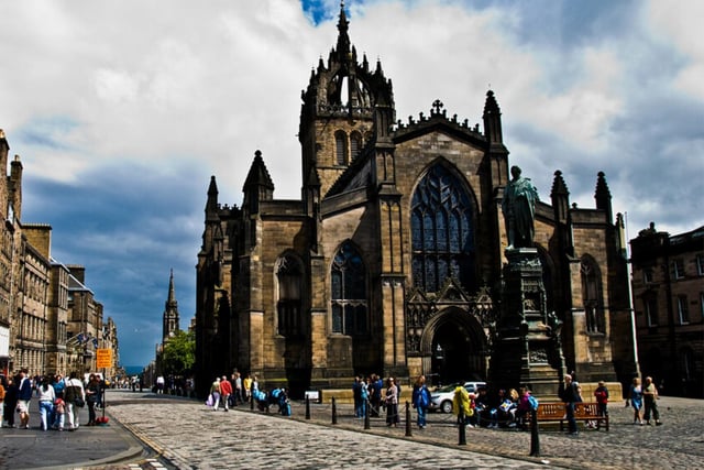 Founded in the 12th century, St Giles’ Cathedral can be considered one of Edinburgh’s oldest buildings. In its early days, St Giles’ was just a small stone kirk, which stood roughly on the site of the present-day nave. This church was burned down by an attacking English army in the 14th century and subsequently rebuilt in spectacular fashion, owing the building its current look with distinct crown steeple. Although most of the church dates from later centuries, there are elements contained deep within which are considerably ancient. St Giles’ original 12th century doorway survived until just 200 years ago. Despite not having been a seat of bishops since 1638, St Giles’, similar to Glasgow Cathedral, has retained its title as a cathedral.