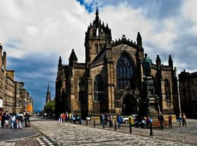 Founded in the 12th century, St Giles’ Cathedral can be considered one of Edinburgh’s oldest buildings. In its early days, St Giles’ was just a small stone kirk, which stood roughly on the site of the present-day nave. This church was burned down by an attacking English army in the 14th century and subsequently rebuilt in spectacular fashion, owing the building its current look with distinct crown steeple. Although most of the church dates from later centuries, there are elements contained deep within which are considerably ancient. St Giles’ original 12th century doorway survived until just 200 years ago. Despite not having been a seat of bishops since 1638, St Giles’, similar to Glasgow Cathedral, has retained its title as a cathedral.