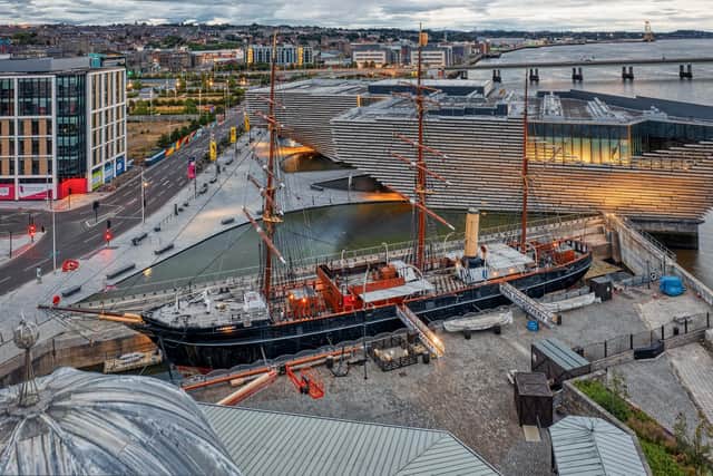 The RRS Discovery visitor attraction is at the heart of Dundee's regenerated waterfront. Picture: John Pow