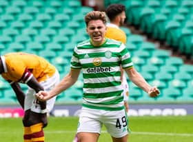 James Forrest is back in training with Celtic (Photo by Ross MacDonald / SNS Group)
