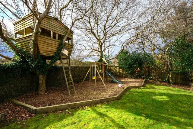 Treehouse and play area.