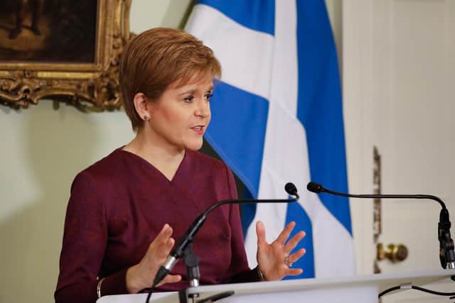 Nicola Sturgeon says Scots must grasp "opportunity for change"