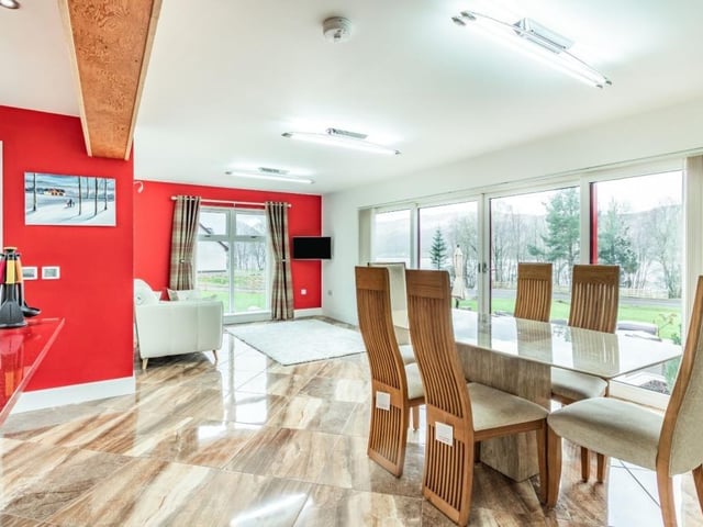 Dining and sitting area.