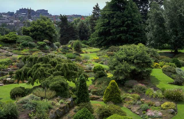 The rock garden at the Royal Botanic Garden, Edinburgh