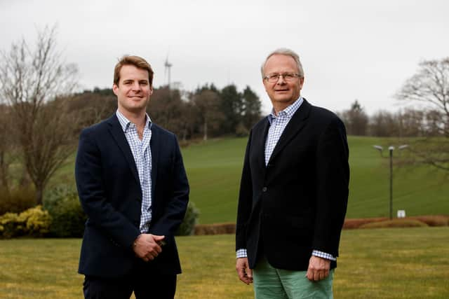 Ed Widdowson and Macphie chairman Alastair Macphie. Picture: Ross Johnston/Newsline Media