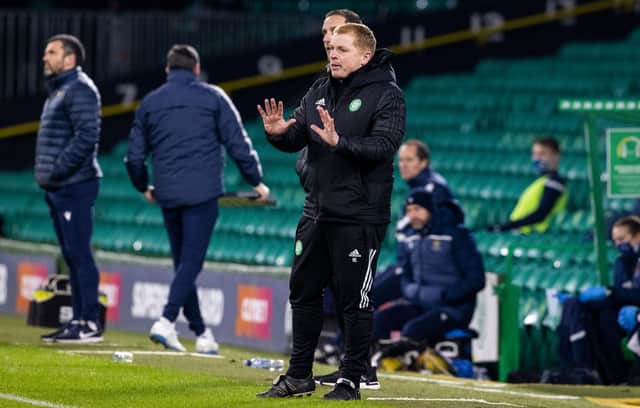 Celtic manager Neil Lennon during Sunday's draw with St Johnstone. Picture: SNS