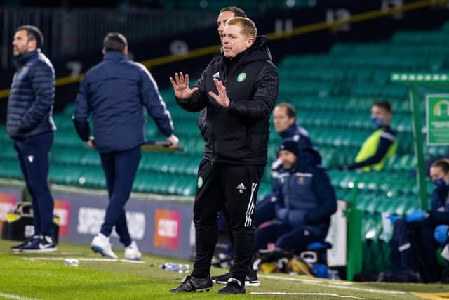Celtic manager Neil Lennon during Sunday's draw with St Johnstone. Picture: SNS
