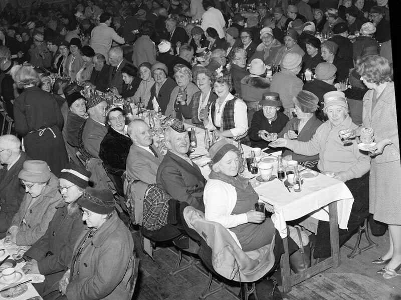 The Old Peoples Welfare Council Burns Supper in the Edinburgh Assembly Rooms in 1963.