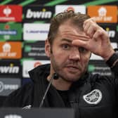 Hearts manager Robbie Neilson speaks ahead of his side's UEFA Europa Conference League match against RFS. Photo by Mark Scates / SNS Group