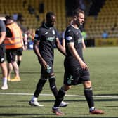 Hibs trudge off after the 2-1 defeat by Livingston.