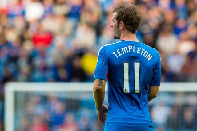 The forward's career at Rangers ended with injury. Picture: SNS