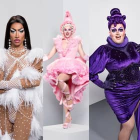 Bimini, Tayce, Lawrence and Ellie will battle it out to be crowned RuPaul's ultimate Queen of season 2 (Picture: BBC)
