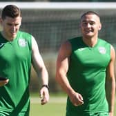 Paul Hanlon, left, and Kyle Magennis are working their way back to full fitness.