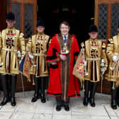 Sir Roger Gifford in ceremonial regalia