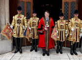 Sir Roger Gifford in ceremonial regalia