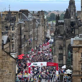 Edinburgh’s Royal Mile is a favourite with tourists.