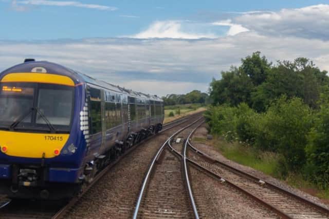 ScotRail's class 170 diesel fleet will be fitted with sanders to help prevent wheel slip from fallen leaves. Picture: ScotRail