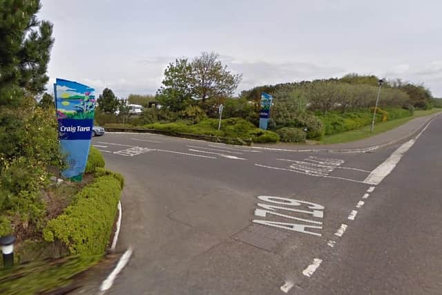 The incident took place at Craig Tara caravan park, near Ayr. Picture: Google Maps