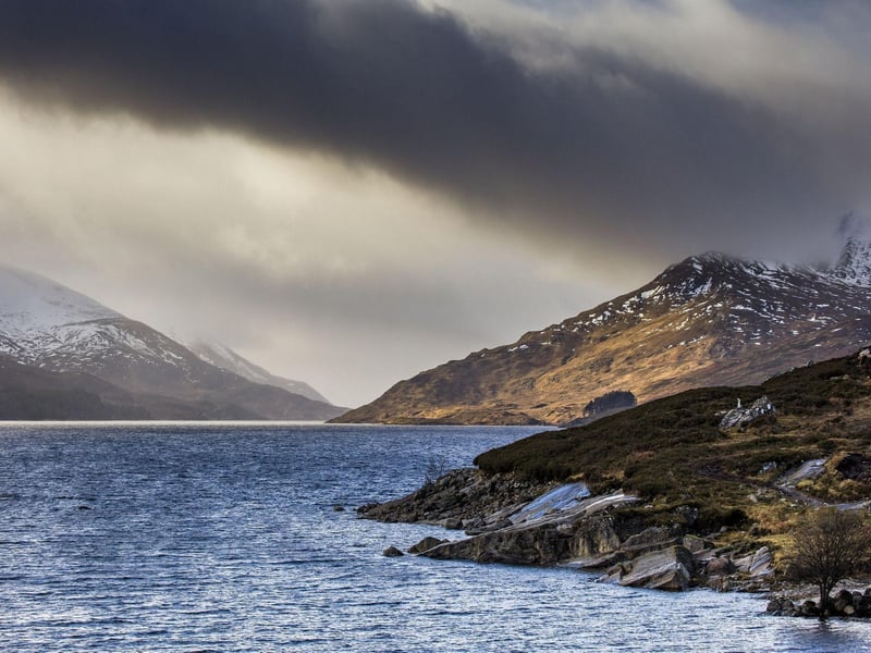 Another peak that's challenging due to its location rather than height, Mullach na Dheiragain is one of the least climbed Munros due to its remoteness. A boat trip along Loch Mullardoch (pictured), followed by a steep trek is one option to get there.