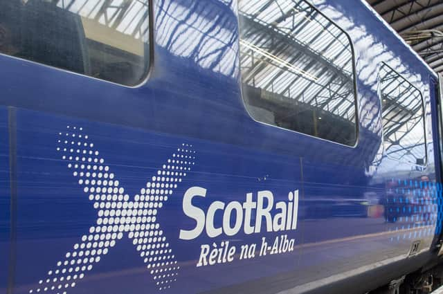 ScotRail confirmed the incident.