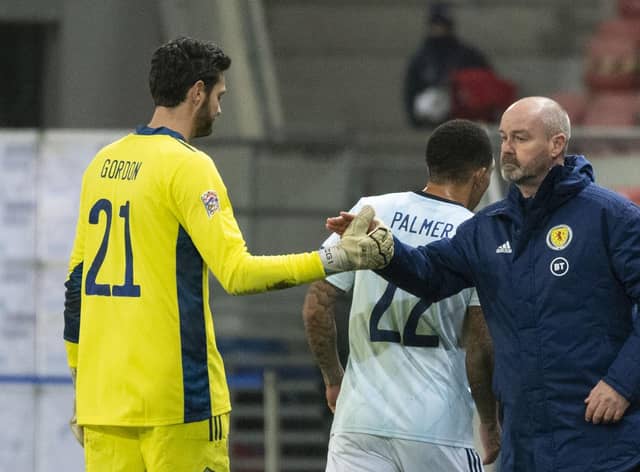 Steve Clarke could be without his No 1 goalkeeper Craig Gordon against Ireland.