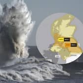 The Met Office has issued an amber warning for bad weather for Scotland as Storm Dudley and Storm Eunice approach.