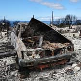 Christian Aid found the highest per capita cost of natural disasters were the wildfires which affected Hawaii in August. Picture: Getty Images