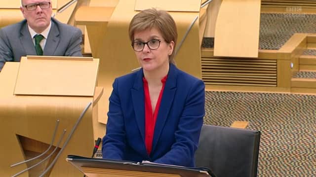 Nicola Sturgeon made the announcement today.