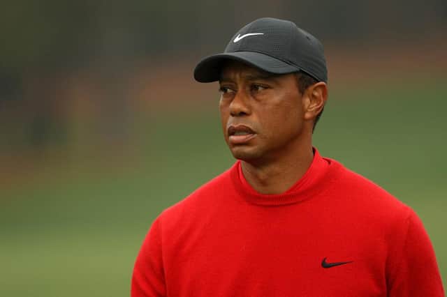 Tiger Woods during the final round of the Masters at Augusta National Golf Club in November. Picture: Patrick Smith/Getty Images
